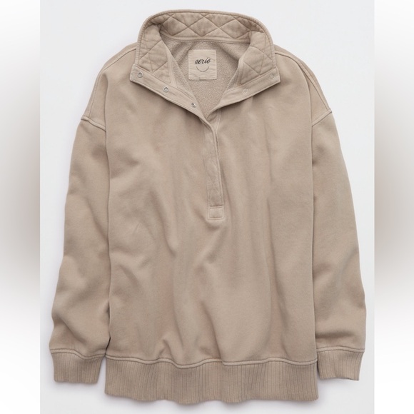 aerie Tops - Aerie oh snap sweater shirt. Size xxl. Stone harbor color